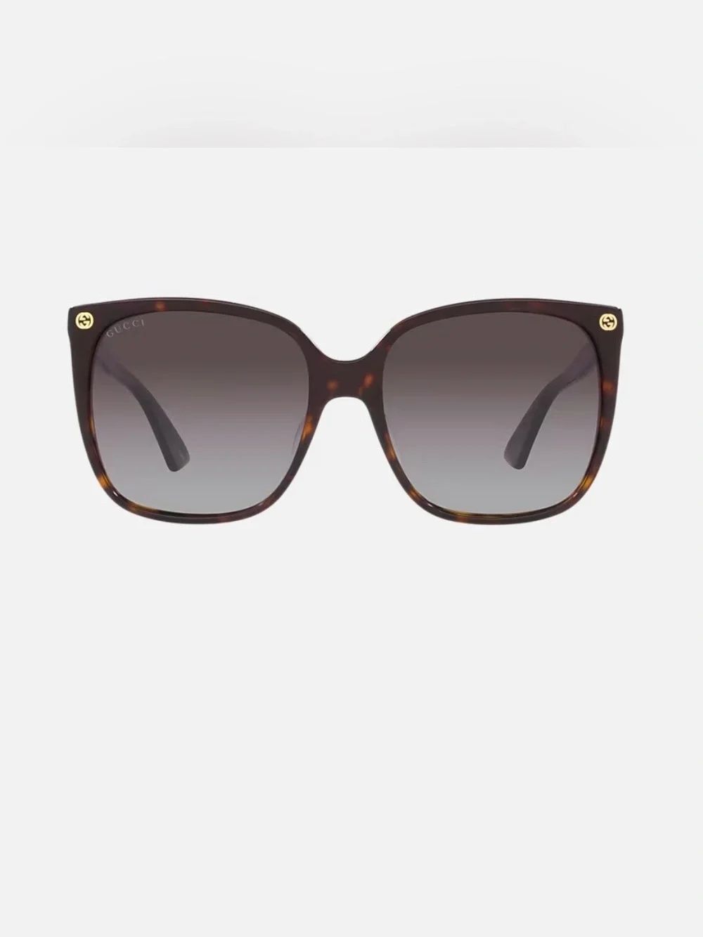 GUCCI GG0022S 57MM Square Cat Eye Sunglasses & Gucci Case NWT $700